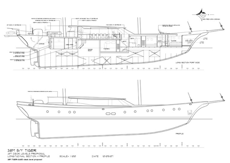 Tiger - Cros Section Plans