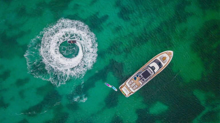 Top View With Jet Ski