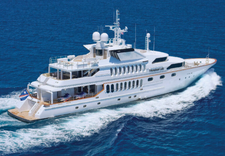 Triumphant Lady Superyacht in her splendour