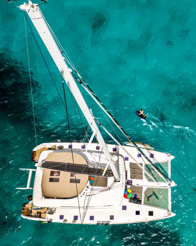 Catamaran TWIN FLAME - Aerial view