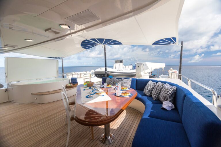 Upper Deck With Seating And Jacuzzi