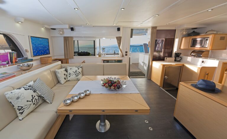 Salon view aft