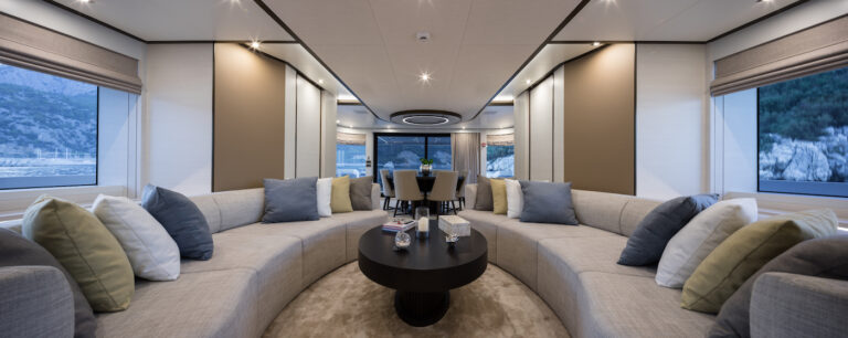 Main Saloon With Dining Area Aft