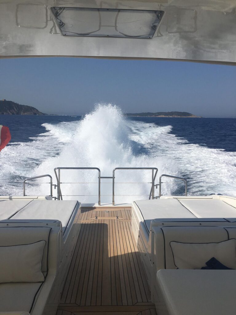 View Aft While Cruising