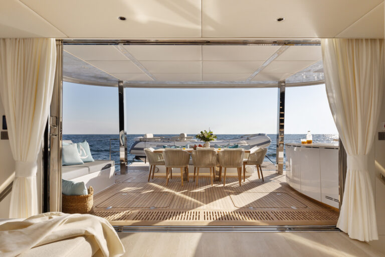 View From The Main Salon To The Aft Cockpit