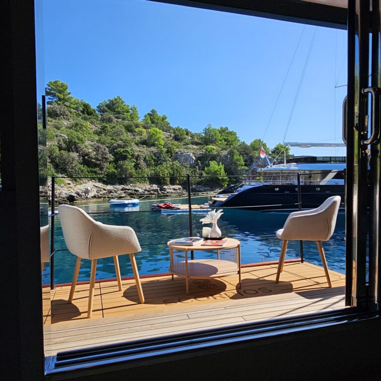 View From The Saloon Onto The Balcony