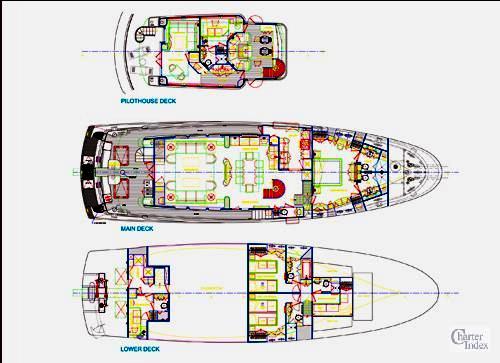 VivieRae yacht - ex CaryAli -  Layout