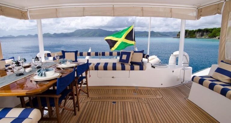 XENIA - Aft deck from salon