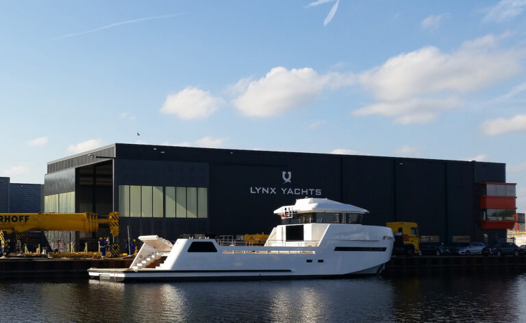 XYT 24 Evolution Superyacht Support Vessel On Water At Lynx Yachts