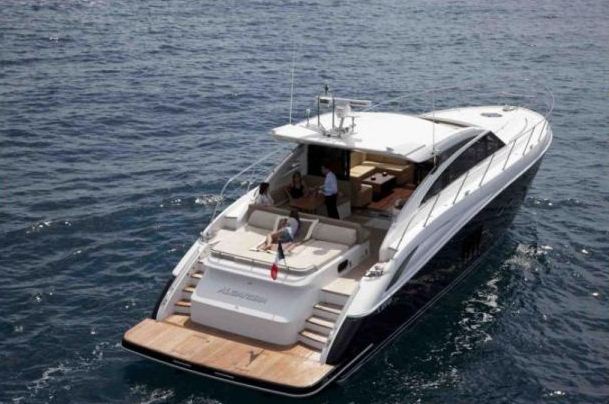 Yacht ALGANDRA -  Aft View