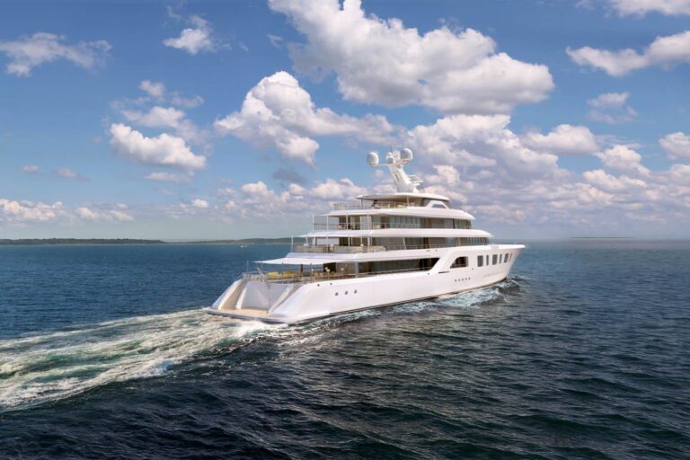 Yacht AQUARIUS By Feadship - Underway Aft