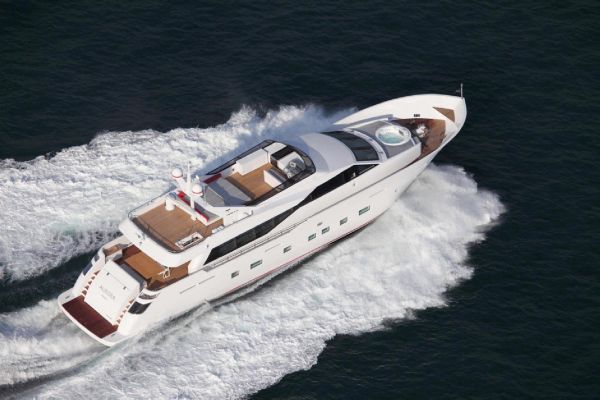 Yacht AURORA - Aerial shot