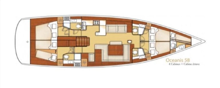 Yacht BLUE PASSION -   Layout