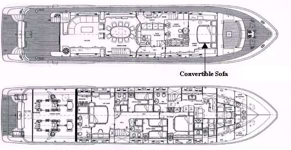 Yacht BOJANGLES - Layout