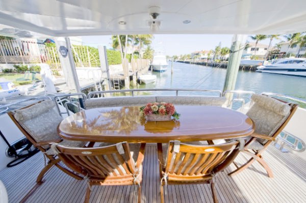 Yacht Bella Mare -  Aft Dining