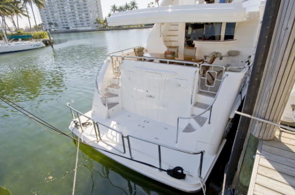 Yacht Bella Mare -  Aft View of Swim Platform