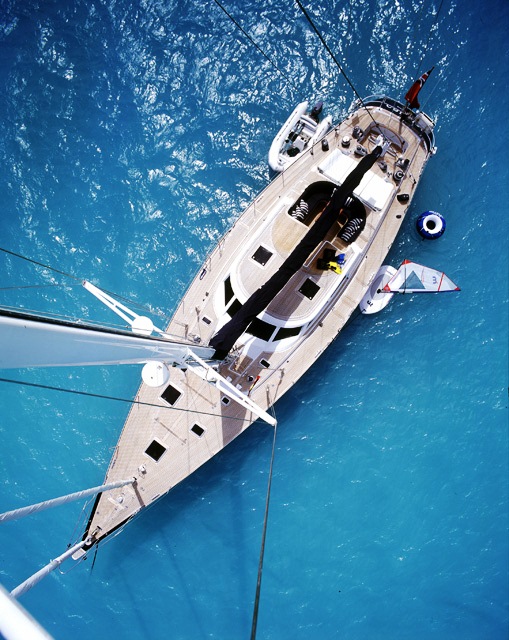Yacht CAMPAI - From Above