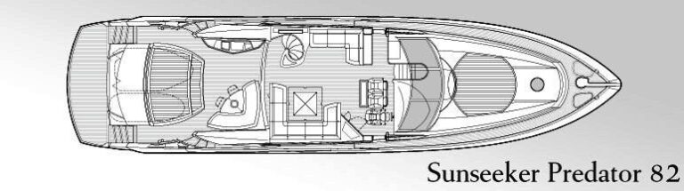 Yacht CHAMPNEYS -  Deck Plan