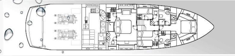Yacht CHAMPNEYS -  Layout