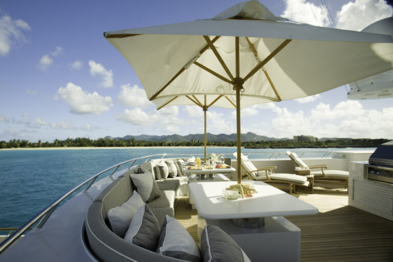 Yacht CHARISMA By Feadship - Sundeck, Caribbean