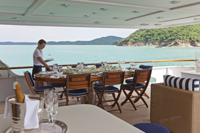 Yacht CHARISMA By Feadship - Al Fresco And Sevice