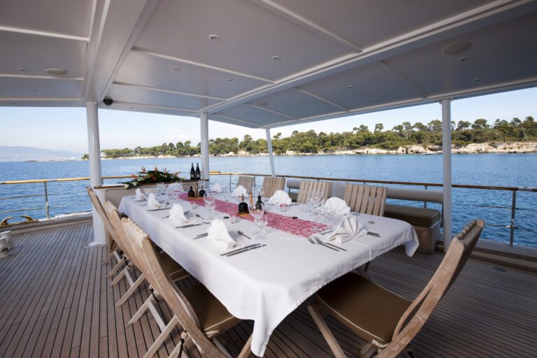 Yacht CLARA ONE - Main Aft Deck