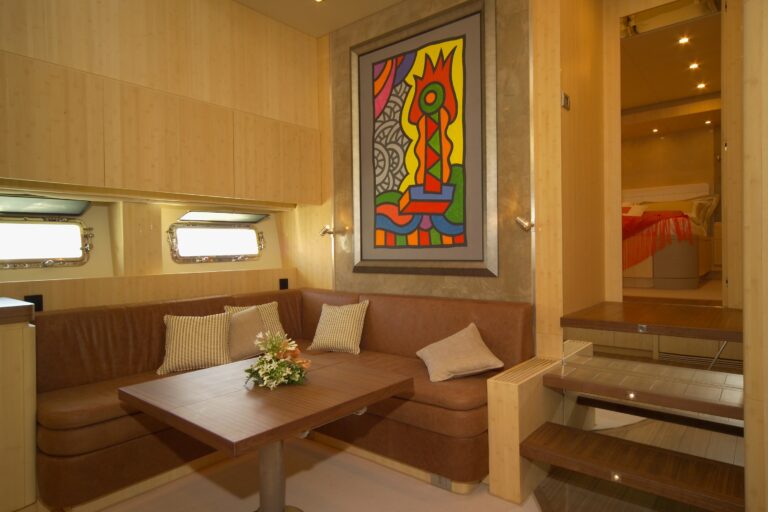 Yacht GEORGE P -  Lower Deck Seating