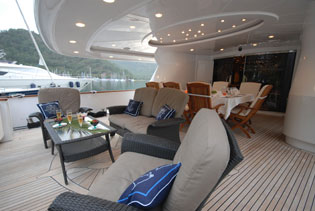 Yacht HULYA - Aft