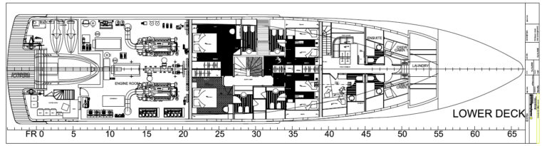Yacht IDEFIX - Layout