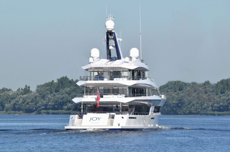 Yacht JOY Underway Post Launch