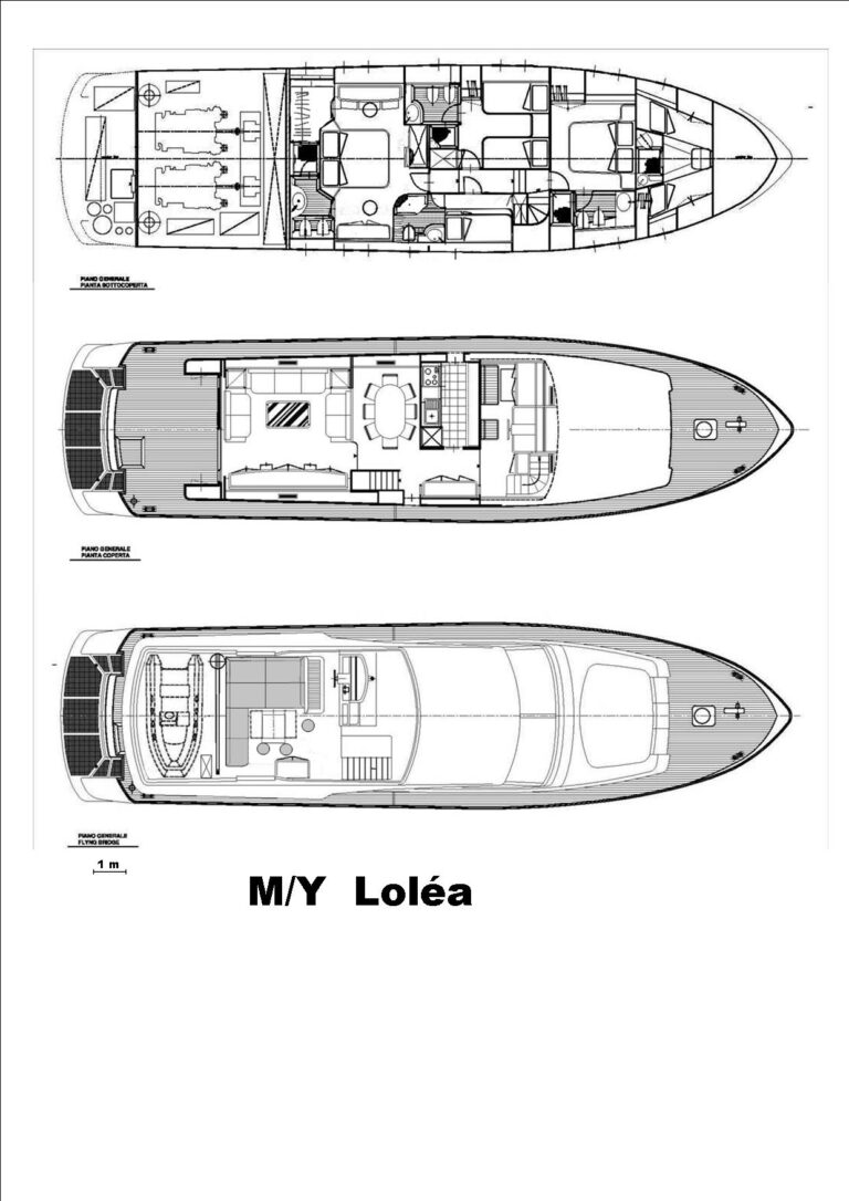 Yacht LOLEA -  Layout