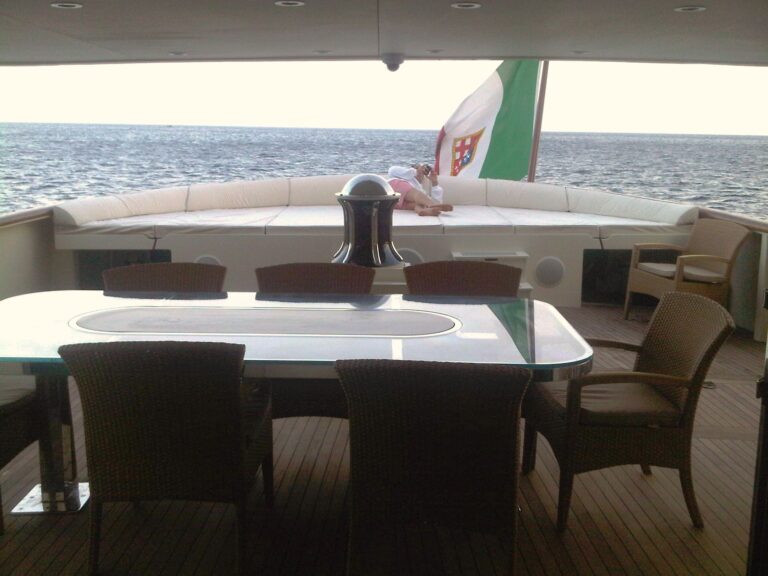 Yacht MASTIFF - Aft Deck