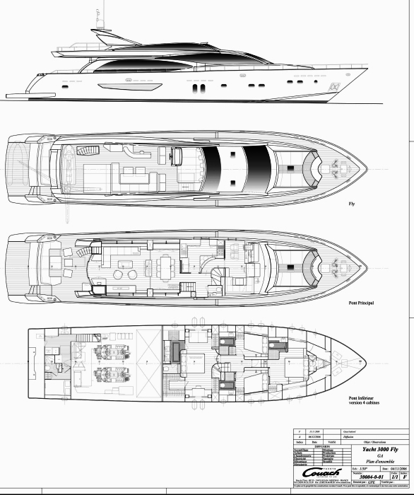 Yacht MAYAMA -  Layout