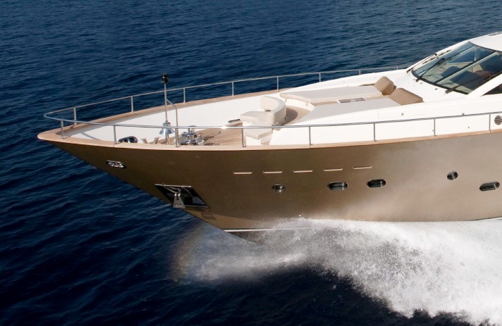 Yacht MAYAMA -  View of Bow and Sunbathing Area