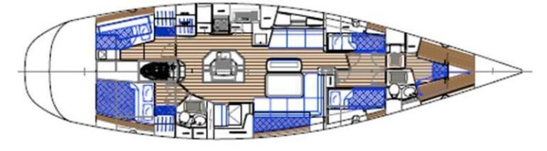 Yacht OLIVIA LEE -  Layout