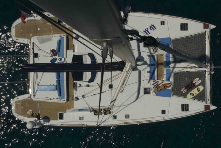 Yacht OMBRE BLU - Mast view