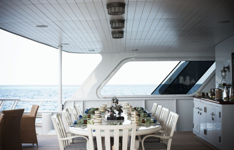 Yacht PANGAEA -  Aft Deck