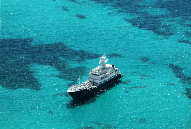 Yacht PANGAEA -  From Above