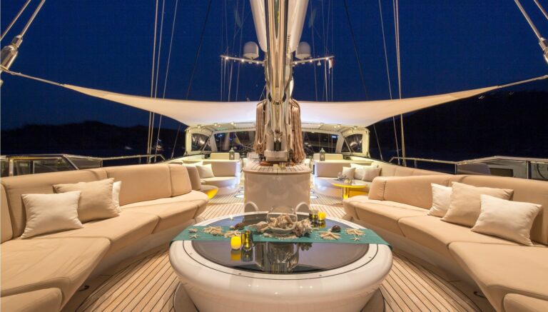Yacht PANTHALASSA By Perini Navi - Evening