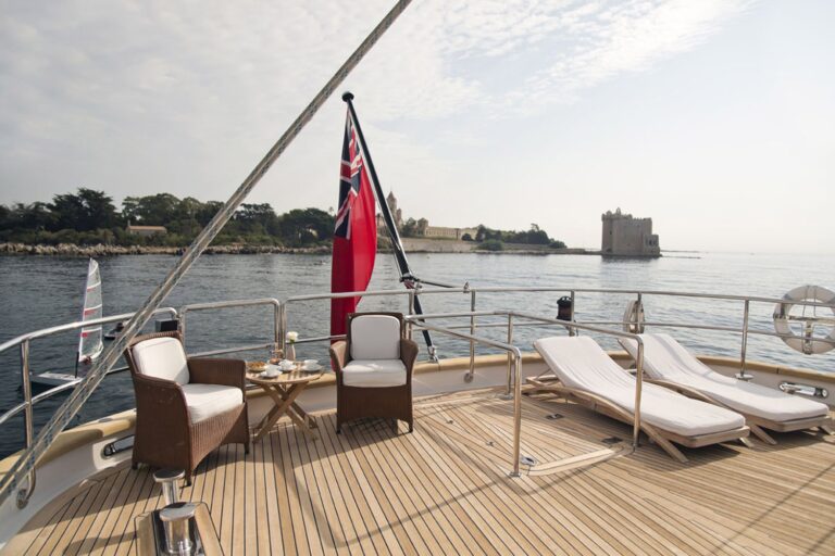 Yacht PARSIFAL III By Perini Navi - Aft Deck, Mediterranean