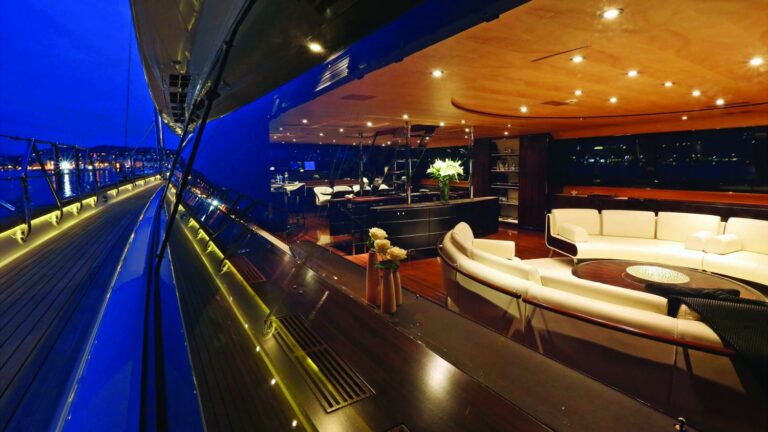 Yacht PARSIFAL III By Perini Navi - Evening Salon