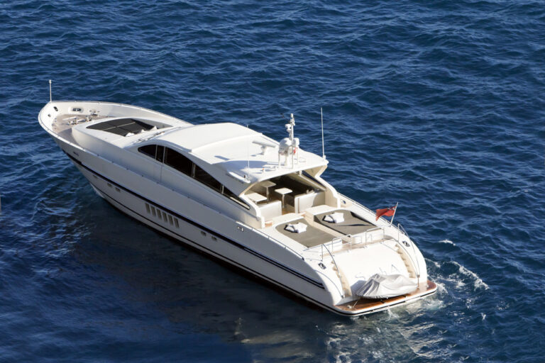Yacht SARAH A -  Aft View