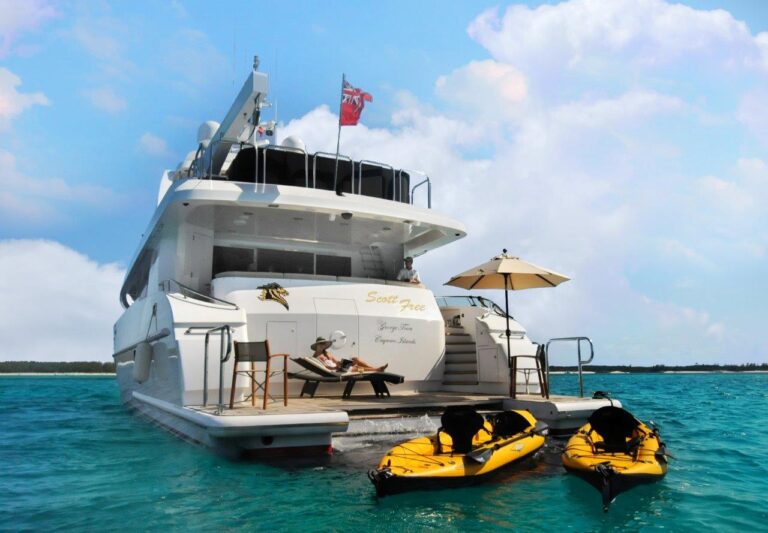 Yacht SCOTT FREE -  Stern View