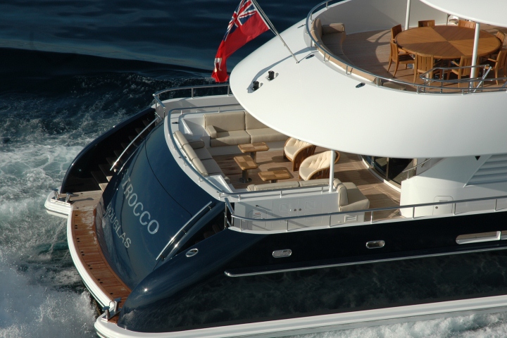 Yacht SIROCCO -  Decks From Above