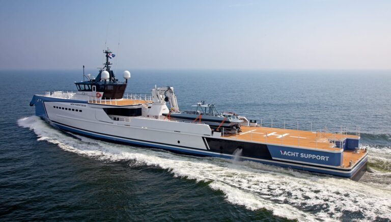 Yacht Support Vessel New Frontiers By Damen