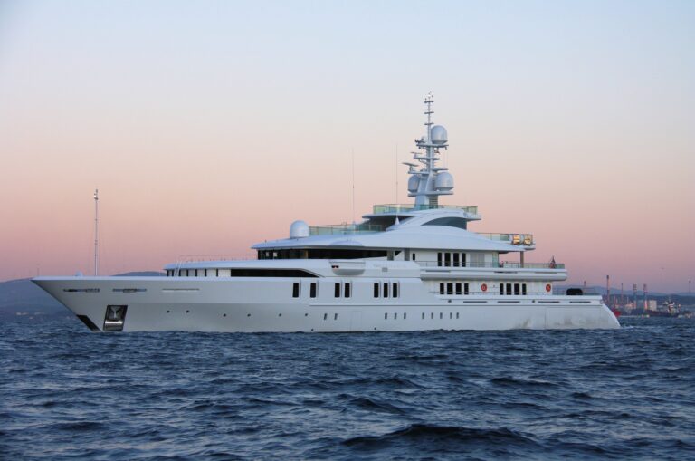 Yacht Talisman C Underway