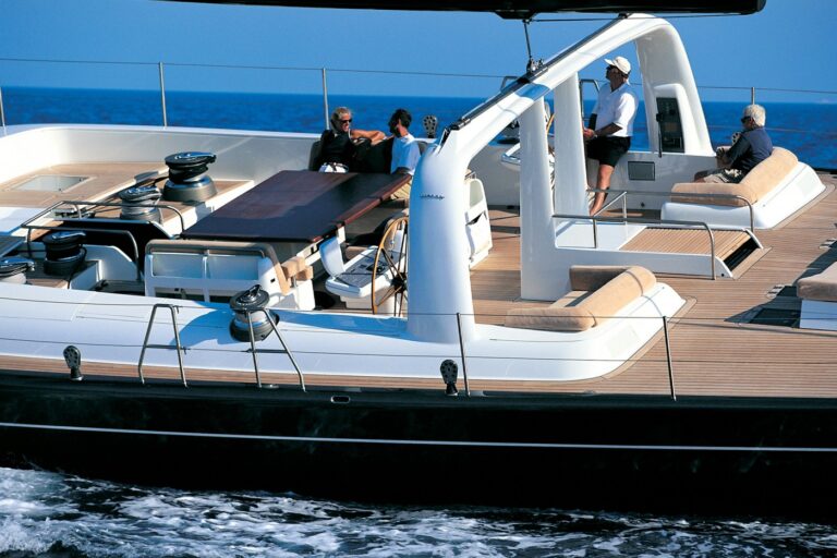 Yacht Wally B Sailing