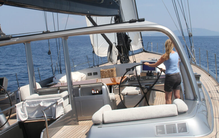 Yacht Wally B Helm
