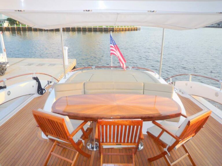 Yacht ZION - Aft Deck