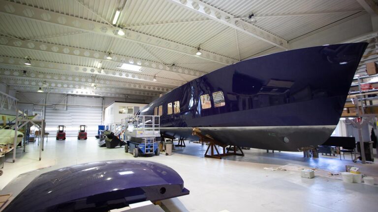 Zeelander Z72 Motor Yacht Under Construction